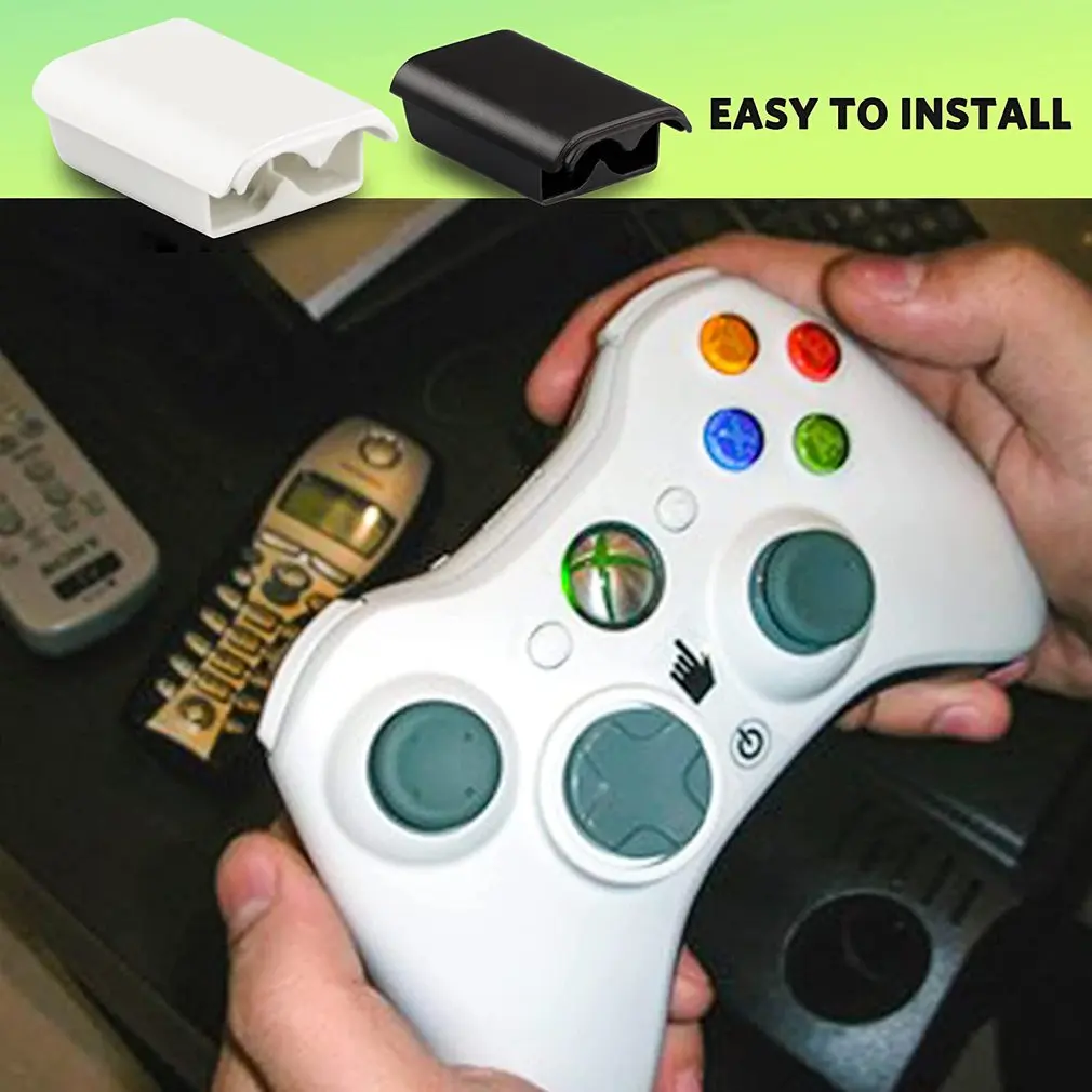 Bežični Kontroler Utor Za Xbox 360 AA Poklopac Pretinca za baterije Držač Tela Monotono Plastični Poklopac pretinca za baterije Pribor Slika  1