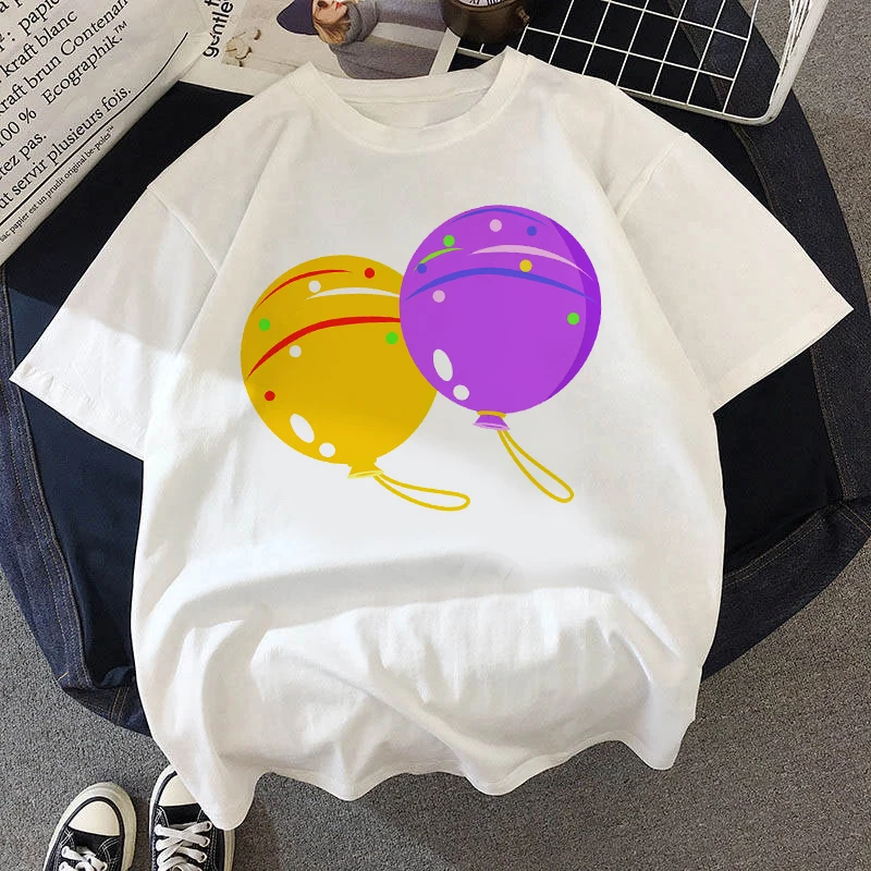 2021 Ženska ženska grafička ženska t-shirt Majica Zabavna majica Zanimljive baloni Tiskane Majice Ženska Odjeća Ljetna moda Slika  5