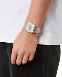 Unisex klasični ručni sat Casio F91WS-7 bijeli remen od smole 7 godina baterija timer alarm