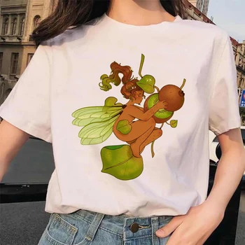Žene 2020 Ljeto Jagode Akvarel Voće Slatka Crtani Film Dama Top Majice T-Shirt Ženska Ženska Grafička Ženska T-Shirt Majica