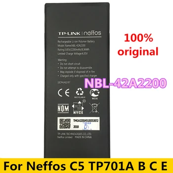 Originalni Novi Baterija 2200 mah NBL-42A2200 Za Neffos C5 TP701A TP701B TP701C TP701E Izmjenjive Baterije