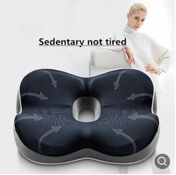 Jastuk za sjedenje s hemoroida od memorijske pjene Za podršku bedra Ortopedski jastuk Trtica Jastuk za uredski fotelja Masažna Sjedalica jastuk invalidskim kolicima