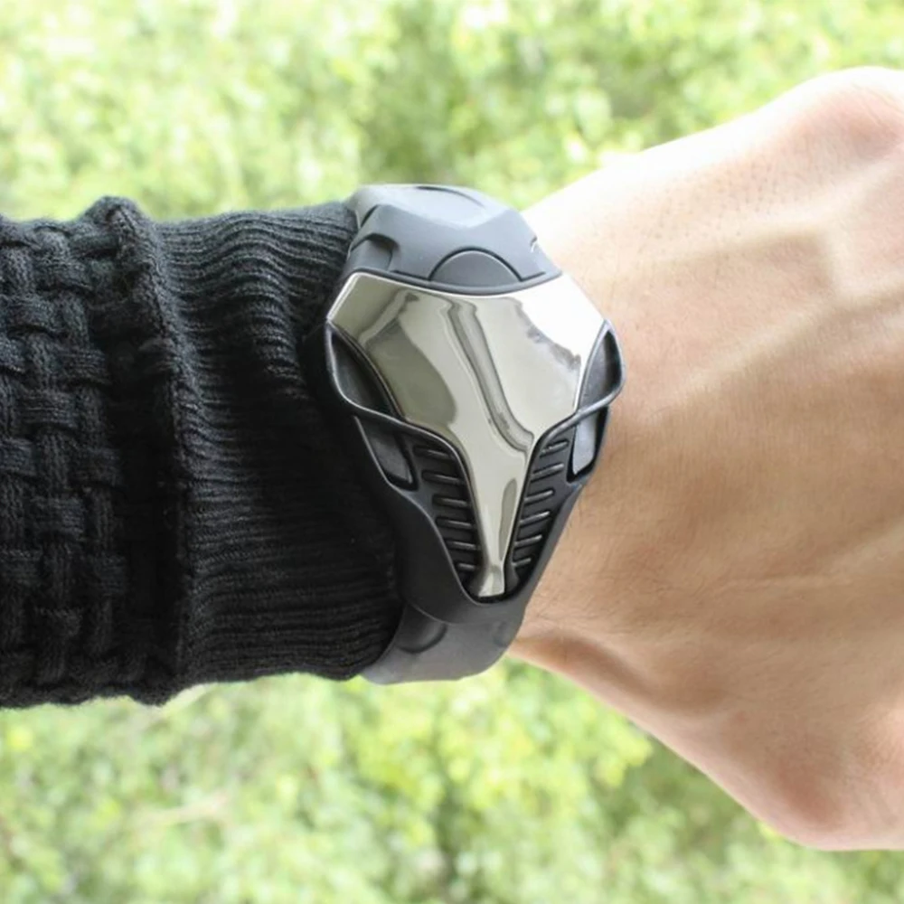 2021 Brand Mens Cool Tehnološki stil Digitalni LED Sat s timerom za trčanje Muške Modne ručni sat Montre Homme Relojes Slika  2