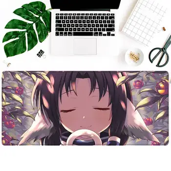 Dobra podloga za Miša Utawarerumono PC Laptop Gamer mouse Anime Protuklizni Tepih Tipkovnica Stolni miš Overwatch/CS GO