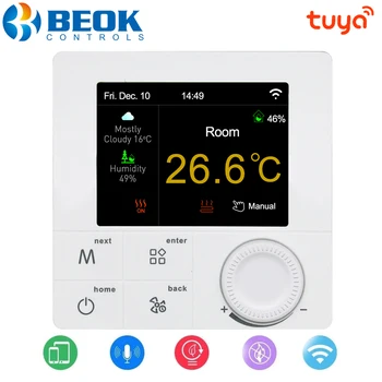 Beok Tuya Termostat Wifi Grijanje Prostora Plinski Kotao Regulator Temperature 220 Tjedni Programabilni Radi Alexa Google Home