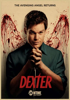 Američki triler Horror Kaznenim serija Dexter Zid umjetnost Platnu Slikarstvo Ukras Kuće Platnu Slike Plakata za Ispis Fotografija