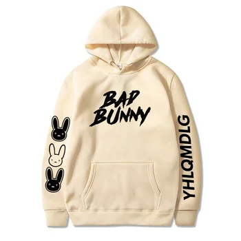 Majica s kapuljačom Bad Bunny YHLQMDLG Yonaguni Majica sa kapuljačom Bad Bunny Žene Muškarci Pulover Harajuku Ulica odjeća Znoj Muška odjeća Pot