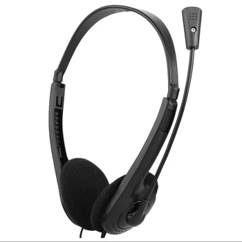 3,5 mm, žičane headset Slušalice S redukcijom šuma Slušalice Za Službu za Korisnike S Mikrofonom Podesive Slušalice Za Stolno Računalo, Prijenosno računalo
