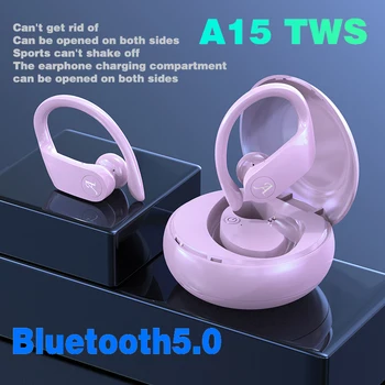 A15 TWS Glazbene Bluetooth slušalice 5.0 Slušalice sportske vodootporne slušalice Radi na svim Android smartphone iOS Bežične slušalice