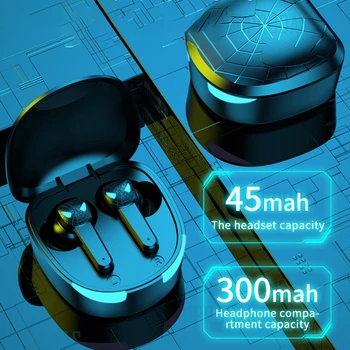 Slušalice VG10 TWS Bluetooth 5.1 bežične Slušalice Slušalice Vodootporne Slušalice aparat za disanje Svjetla s Mikrofon za smanjenje buke