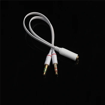 1 Kom 3,5 mm Audio kabel Od Muškaraca i Žena Kabel Za Prijenos Slušalice, Kabel Za Konverziju Od 1 Do 2 Od 2 Do 1 Audio Prijenosni Za Xiaomi Huawei
