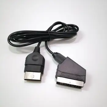 Crna 1,8 M/6 METARA 24-pinski RGB Scart priključak AV Kabel Vodeći Audio-Video Priključak za XBOX