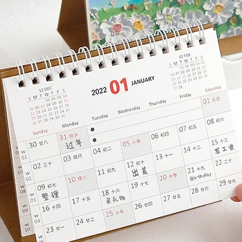Stolni Kalendar 2022 Kawaii Kalendar Celina Planer Pribor Маньшань Cvijet Stalni Mjesečni Planer Podsjetnik