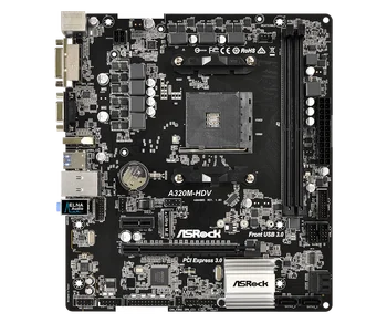 Koristi Čipset ASROCK AMD A320 AM4 Sučelje A320M-HDV Matična ploča za stolna RAČUNALA Micro-ATX
