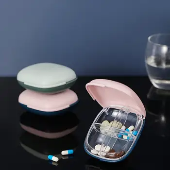 Lagani Kvalitetne Medicinske Tablete s 4 Zonama Mini Prijenosni Mini-Organizator za tablete Dobra Nepropusnost za putovanja