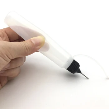 10шт Plastična Boca Jednoroga u obliku olovke s poklopcem za iglu,30 ml Duga Meka bočica za cijeđenje za boce e-tekućinom