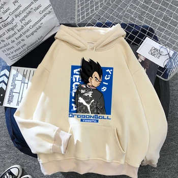 Dragon Ball hoodies sina Goku Куририн Za muškarce Super Сайян Proljetna odjeća Anime Veste s kapuljačom crtići Pulover Casual muške top