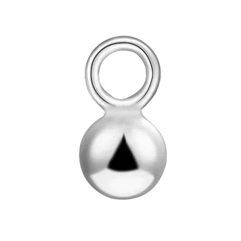 Sada Čvrsto Srebro 925 Sterling Kapi Vode Krajnji Perle Za Ekstenzije Repa Lanca Kapi Ovjes Perle Za izradu Nakita