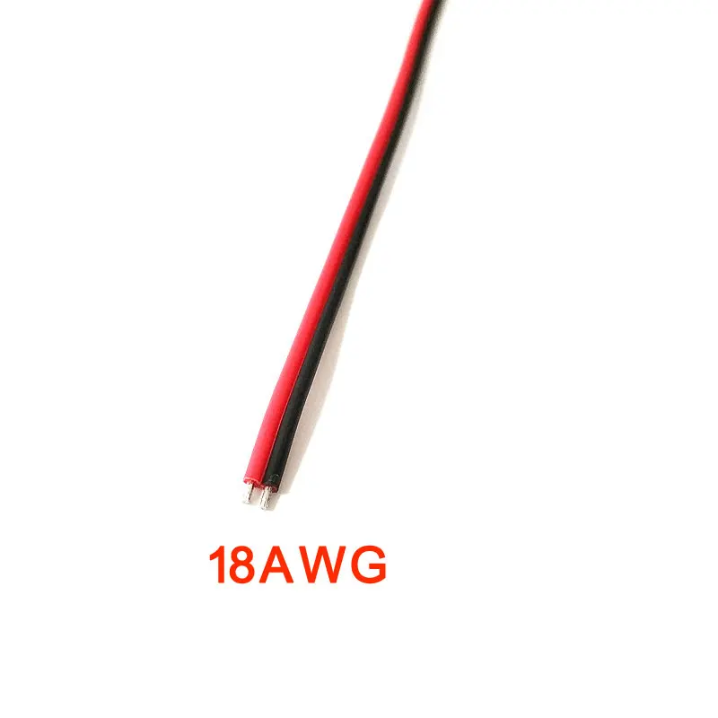 18AWG dc power Jack Priključni Kabel 5.5X2.1 mm Ženski / Muški žica Za led traka 5050 3528 Slika  4