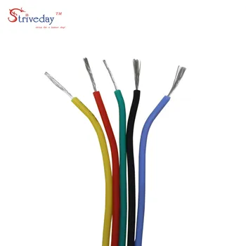 10 metara/rola 32,8 ft 26AWG Fleksibilni gumeni silikonska žica bare obrađeno bakrena linija DIY E-kabel 10 boja na izbor