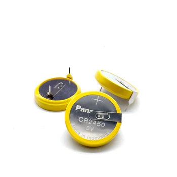 4 kom./lot Panasonic CR2450 550 mah Dugme baterije 3 Zavarivanje igle za lemljenje Bluetooth Pribor za sat CR 2450 Baterija za kovanice