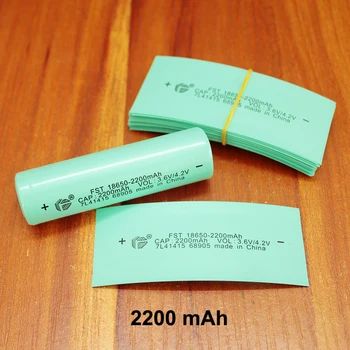 100 kom./lot Litij Baterija Izolacijskim Telo Shrink wrap Pvc Plastike 18650 Stisni Cijev Za Kožu 2200 mah