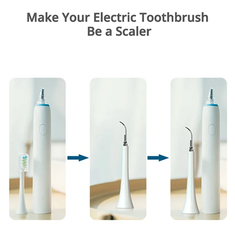 Stopice ultrazvučni Скалера Savjet Pogodan za Električne četkice za zube Xiaomi Soocas Za uklanjanje kamenca i Zubnog plaka Mrlje Slika  3