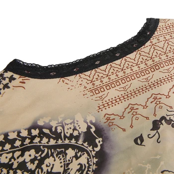 Cvjetni Klasicni Držači pulover dugih rukava Y2K Estetski Vila Grunge majica Vintage majica okruglog izreza Harajuku Tee Šik ženske korejski