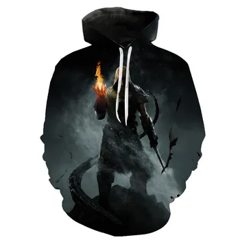 Slot hoodies The Elder Scrolls V SKYRIM 3D Majica sa po cijeloj površini Za muškarce i žene Moda majica Casual pulover Muški kaputi s kapuljačom
