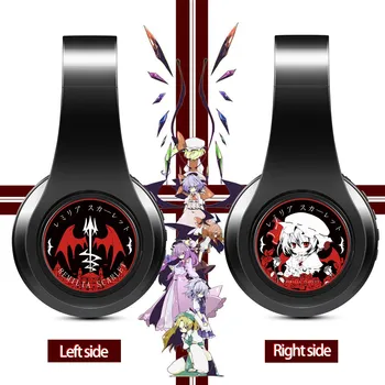 Anime Istočni Projekt Missy Ремилия Scarlet Bluetooth Slušalica V5.0 Cosplay 2D Ruga Bežične Stereo Slušalice, Prijenosni Slušalice