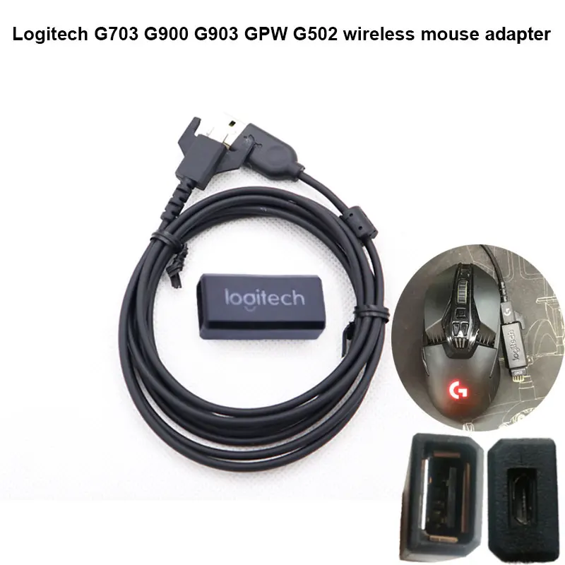 Za bežičnog miša Logitech G703 G900 G903 Gpw G502 Adapter Micro-USB priključak za proširenje USB kabel za punjenje Kabel za prijenos podataka pribor Slika  2