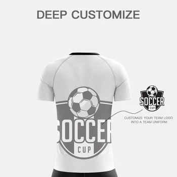 Običaj Odijelo iz Jerseya za nogomet Termosublimacijski Dizajn S po cijeloj površini Naziv tima, Broj Trening majica za nogometne utakmice Za muškarce djece/Šaren Opcionalno