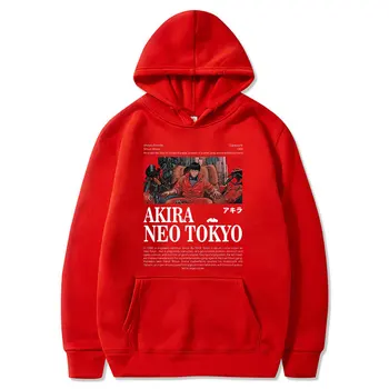 Akira Neo Tokyo Veste s anime po cijeloj površini Uličnu odjeću Za muškarce i žene Modni prevelike hoodies Majica Harajuku Sportski odijelo pulover unisex