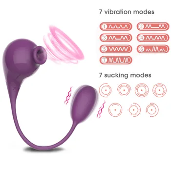 7 Načina Grašak Strijelac je Gubitnik Jaje Vibratori Dvostruke Namjene za žene Stimulacija Klitorisa i Vagine Erotske robu za odrasle Trgovina seks-igračkama