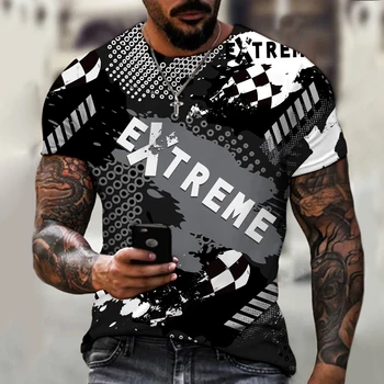 2021 Nova muška t-shirt Hip-hop Tamna ulica majica sa po cijeloj površini Harajuku Ljetna majica kratkih rukava Majice t-komada Majica veličine