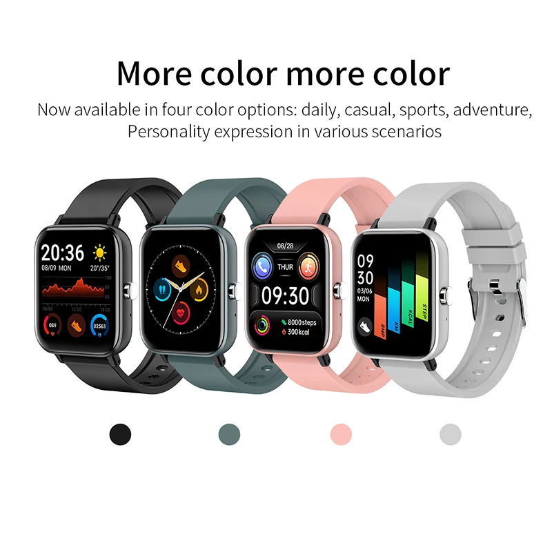DEDIMA 1,4-inčni smart satovi Za muškarce s punim touchscreen fitness tracker, Pametni sat za mjerenje krvnog tlaka, ženske pametni sat GTS za Android i iOS Slika  4