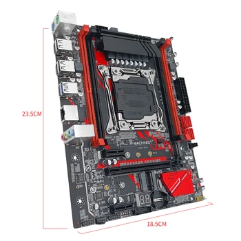 Matična ploča Machinsit X99 LGA 2011-3 Podržava procesor Xeon E5 V3 V4 DDR4 RAM-a Четырехканальный utor SATA/ PCI-E M. 2 X99-RS9