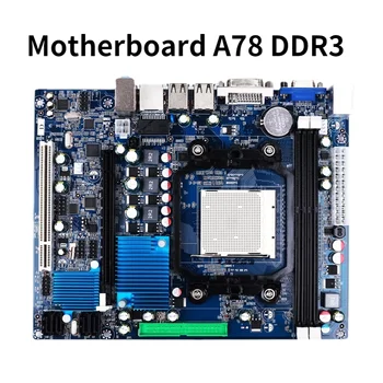 NOVA Matična Ploča A78 DDR3 1066/1333/1600 Memorija 8 GB Čipset AMD A780V+SB700 Podržava Cpu AM3 938 S Dvije I Četiri Jezgre Za Stolna Računala