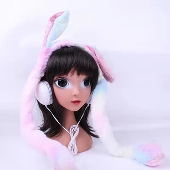 Slatka zec uši Slušalice sa mikrofonom, Slušalice za djevojčice, Dječje podružnice Slušalice Za Prijenosna računala, Mobile Phones Tablet PC Slušalice