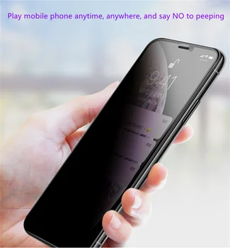 Anti-spyware Kaljeno Staklo za Xiaomi Redmi Note 7S 9S 10 max 8T 6 7 8 9 10 Pro 9T 10s 9 pro max Zaštita zaslona privatnosti