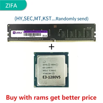 DDR4 4G 2400 Mhz s E3-1280v5 3,7 Ghz Quad core восьмипоточный procesor 80 W LGA 1151