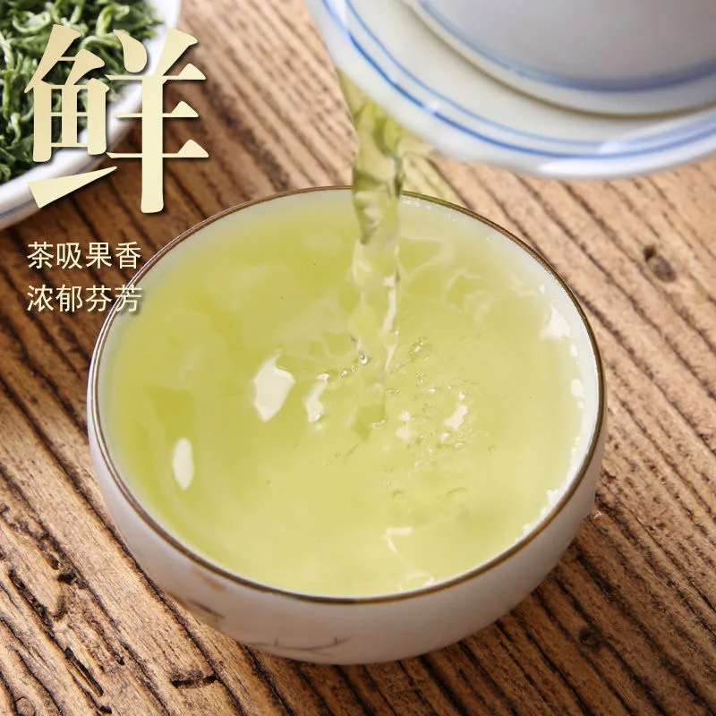 Kineski Čaj Билуочунь Kineski Zeleni Čaj Je Bi Lo Chun Zeleni Čaj Билуочунь Čaj Organski Čaj Za Mršavljenje I Čaj Čaj Za Zdravlje Slika  3