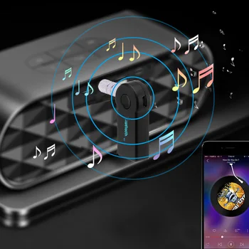 Bežični Prijemnik Bluetooth 3,5 mm Аудиоадаптер Bluetooth Adapter Za Primanje Glazbe Aux A2DP Za Slušalice Zvučnici za Automobil Aux
