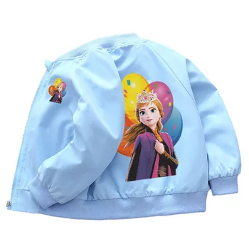 Od 1 do 12 godina Djeca Djevojke Anna Elsa Dječaci Mickey Crtani Proljeće-jesen jakna za djevojčice Odjeća za šetnju Dječje odjeća za djevojčice, dječje kaput