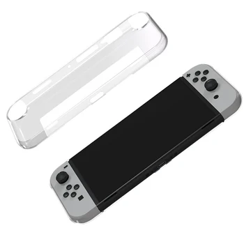 Sjajna Flip torbica za Nintendo Switch OLED Model 2021 Sjajna poklopac za PC Pribor Bljeskalica Kristalnu Torbica