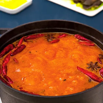 Nekoliko okusa Osnova za vrućeg lonca Chongqing začinjeno сычуаньское ulje začin za vrućeg lonca, variva za domaću juhu, fina paradajz začin