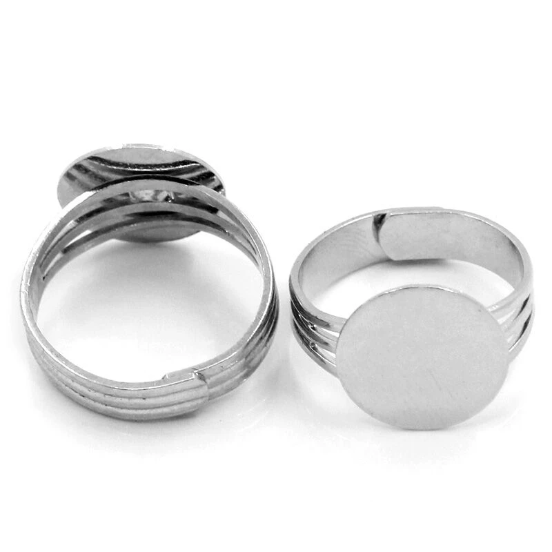 7,5 mm Stana Cijele Police DIY Prstena za prste Setove za izradu Prstena za prste od nehrđajućeg čelika Komponente za izradu nakita od prstenova Slika  2