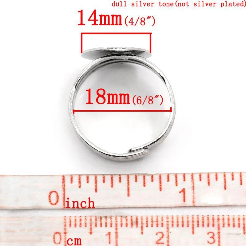 7,5 mm Stana Cijele Police DIY Prstena za prste Setove za izradu Prstena za prste od nehrđajućeg čelika Komponente za izradu nakita od prstenova Slika  5
