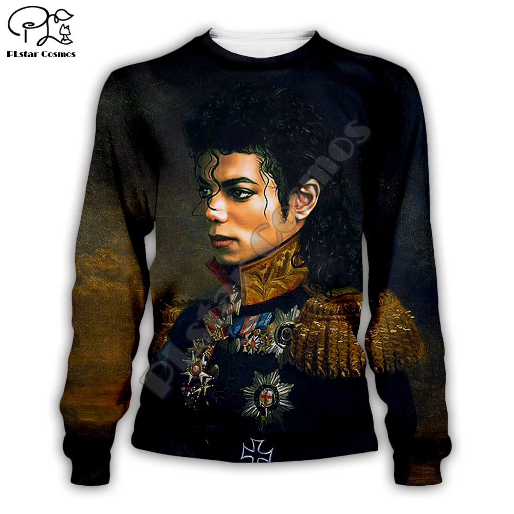 PLstar Svemir Pop-pjevač Legenda hip-hop Michael Jackson NewFashion Sportski Odijelo Vanjska Odjeća Za muškarce/žene 3DPrint Zabavne Svakodnevne hoodies D2 Slika  2