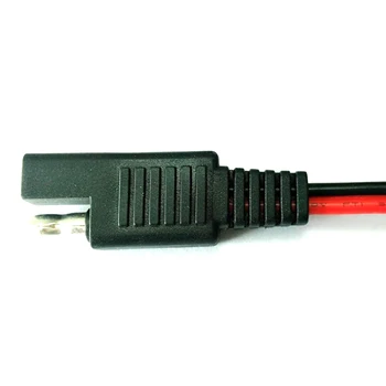 2 KOMADA 18AWG Produžni kabel, SAE 2-Pinski Быстроразъемный Priključak SAE 10A Solarni Panel Konektor SAE Ulazni Kabel i kabel za izlaz